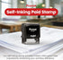 Promot Paid Stamp, Self Inking Stamp for Office, Accounts Payable, Red Ink