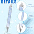 Yeaqee 36 Pcs Winter Themed Snowflake Pens, Frozen Ballpoint Pens for Winter Birthday Party, School Reward Prizes