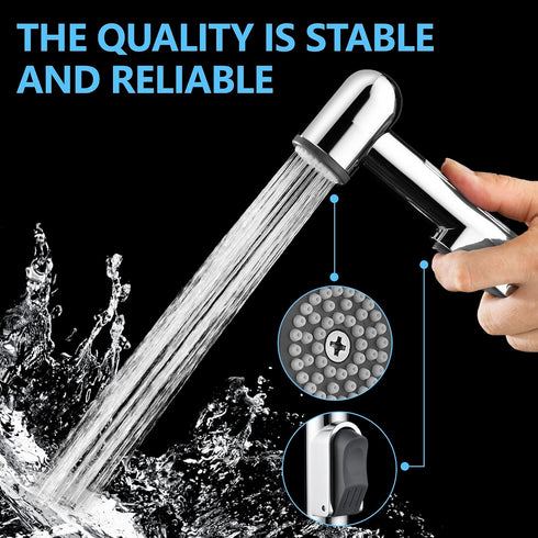 NESTLEAP Handheld Bidet Sprayer for Toilet - Durable ABS Bathroom Jet for Feminine Hygiene, Baby Cloth Diaper Washer