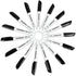 Dabo&Shobo Low Odor Dry Erase Markers, Fine Tip, Bulk Pack of 80, Black Whiteboard Markers for School Office Home