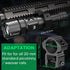 XHP70 5 Led Tactical Flashlight, Custom Design Picatinny Rail Mount Flashlight Rifle Light Electric Flashlights, Modes