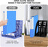 SAYEEC File Holder Storage Folder, 4 Compartment Standing Desktop Organizer for Office School Supplies