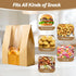 100 120 Tripho Pcs Bread Bags for Homemade Bread with Clear Window & Stickers, Sourdough Bread Bags for Storage