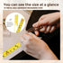 6 Pieces 12' Self Adhesive Measuring Tape, Double Scale Ruler, Self-Adhesive Stick Tape for Woodworking