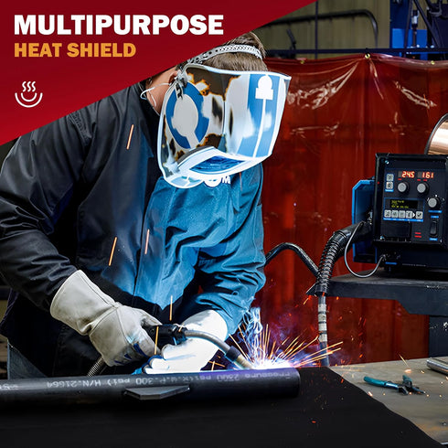 Carbon Felt Welding Blanket Fireproof - 2 Packs 20" X 36" Heat Resistant Fabric for Soldering Welding Brazing