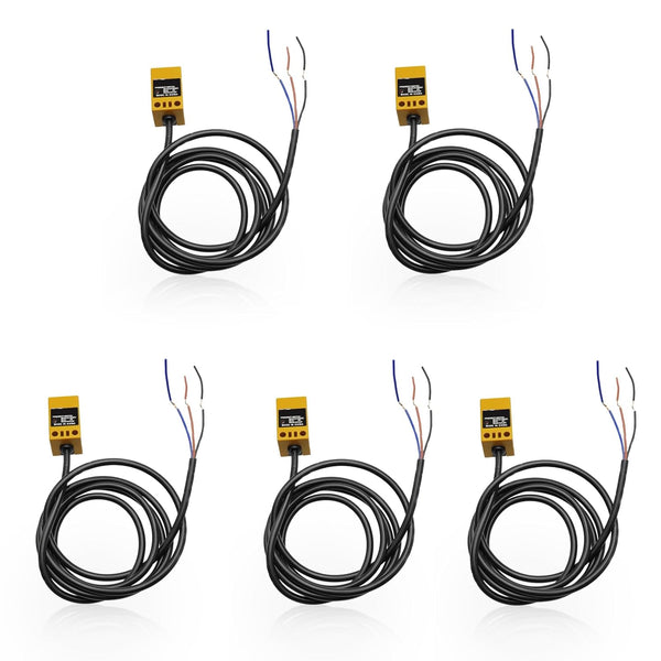 Lzcdelyxiao 5Pcs TL-Q5MC2 NC NPN Inductive Proximity Sensor Switch Detector 5mm 3 Wire