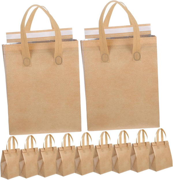 50pcs Enhanced Insulation Food Bags Insulated Lunch Box for Catering Restaurant Picnic