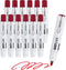 carrotez Retractable Dry Erase Markers, Low Odor Bullet Tip, Thick Barrel, 12 Count, Red