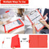 Clipboard with Storage | Heavy Duty Clip Boards 8.5x11 with 2 Storage Cases, Nursing Clipboard Folder
