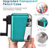 Manual Pencil Sharpener Hand Crank for Kids with Auto Stop Function, Charcoal Pencil Sharpener (Blue 1)