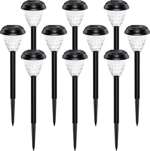 Waterproof-10 Pack, 12 URAGO Super Bright Solar Lights Outdoor Dusk to Dawn Up to Hrs Solar Powered Outdoor Pathway