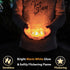 TWINKVILLA 8pcs Solar Tea Lights Outdoor Waterproof, Rechargeable Dusk to Dawn Little Solar Votive Candles, Flameless