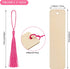 Zonon 36 Pieces Wood Bookmark Blank Bulk | Unfinished Bookmarks with Tassels for DIY Craft | Wooden Hanging Tag