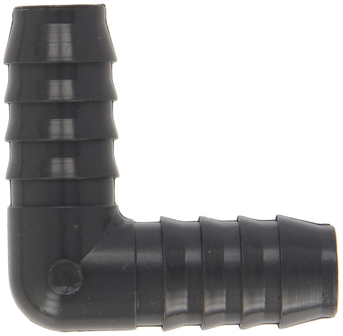 Spears 1406 Series PVC Tube Fitting, 90 Degree Elbow, Schedule 40, Gray, 3/4" Barbed