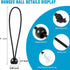 Tarp Bungee Balls Ties 8 Inch, 50 PCS Heavy Duty High Elastic Bungee Cord for Tarp, Camping Tent, Shelter, Cargo,
