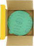 Dura-Gold Premium 6" Green Film PSA Sanding Discs - 2000 Grit, Box of 25, Self Adhesive Sandpaper for Automotive & Wood