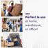 IDL Packaging T235 Heavy Duty Tape Gun Dispenser, Strong Metal Construction, Safe Durable Blade, Rubber Roller & Handle