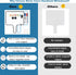 Marte Vanci Dry Erase Answer Paddles, Quick Response White Boards with Magnetic Markers, Double Sided Paddles