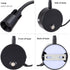 5V Dimmable 6000K 4000K 3000K 15" 1-Pack USB Wall Mounted Bedside Reading Lamp Colors Change Wall Sconce Aluminum Black