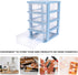 Hemoton Desktop Drawer Box Unit, Storage Organizer for Pen and Office Supplies, Plastic Drawers