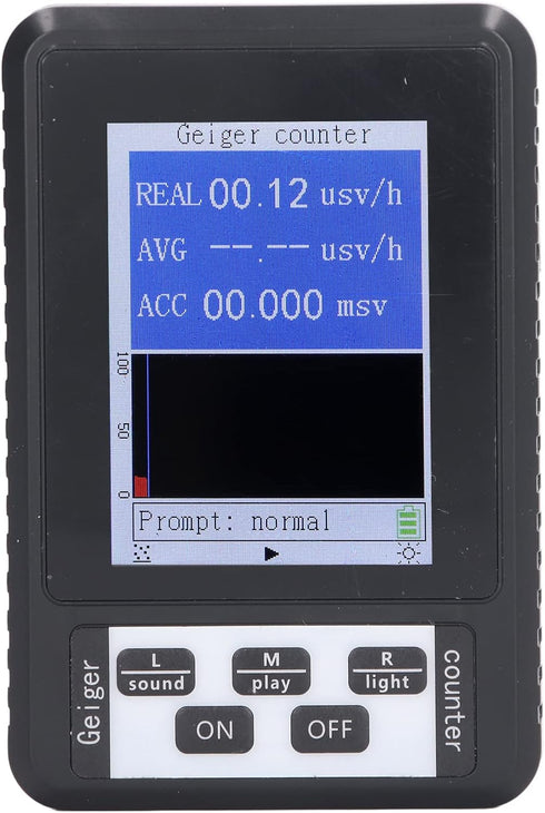 Dpofirs Portable Mini Nuclear Radiation Detector, Handheld Geiger Counter with LCD Display, Upgraded Gamma Monitor