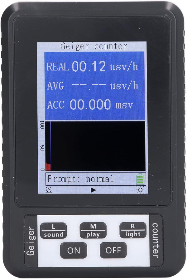 Dpofirs Portable Mini Nuclear Radiation Detector, Handheld Geiger Counter with LCD Display, Upgraded Gamma Monitor