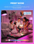 Smart Light Bulbs 4 Pack with Remote, A19 E26 800LM Color Changing LED, WiFi & Bluetooth 5.0, Dimmable, Works with Alexa