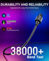 Zustov 10FT Bulb IP68 H7025, H7026, Extension Cable for Govee Outdoor Clear String Lights, Waterproof Outdoor Lights