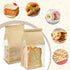 50 11 5.1 3.9 Inches Packaging Ohuimrt PCS Bread Bags for Homemade Breads, x x Bakery Bags with Tin Tie Tab Lock