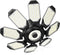 Adiding LED Garage Ceiling Lights 14000Lm w/ 8 Adjustable Panels, Super Bright