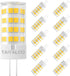 TAIYALOO G4 LED Bulbs 5W T3, 12V AC/DC JC Bi-Pin Base Halogen Replacement for Outdoor Landscape Lighting, Warm White