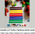 Smile4Autism 5 Large 2 1/2" X 10 1/4" Sentence Strips with 7 Color Sentence Starter Cards for Autism
