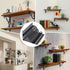 xlehoely 10 Pack Brackets,7.4 Inch xlehoel Decorative Shelf Wall Mounted L Shape Floating Shelf Bracket,L Bracket