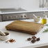 4 Packs Sliner Walnut Wood Cutting Board Feet Non Slip Cutting Board Feet Legs with Silicone Rubber and Screws