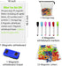 Magnetic Whiteboard Paper for Wall 46.3" x 18", Adhesive Dry Erase White Board Sticker with 53 Magnetic Letters, 6