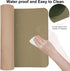 Boutilon Leather Mouse Pad, Extended Non-Slip Desk Pad for Keyboard and Mouse, 35"x 17"