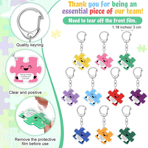 Dunzoom 40 Set Employee Appreciation Gifts Bulk for Teacher Nurse Nursing Assistant Volunteer Admin Staff Office