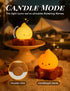 WANIDEA Fake Campfire Lamp, Ambient Lighting, White Noise Soothes The Mood, Portable Rechargeable Night Light