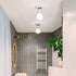 Mengjay E26 Mini Vintage Edison Extremely Simple Pendant Light Retro Industrial Metal Ceiling Lamp for Living Room