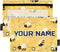Gredecor Custom Binder Pencil Pouch 3 Ring for School Office Yellow Bees Honey