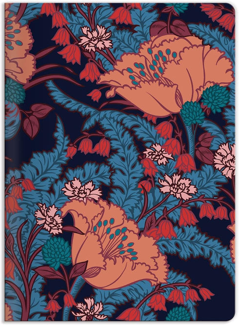 Galison Liberty London Floral Writers Notebook Set – Includes Two 6” x 8.25” Soft Covered Journals – 80 Lined Pages Each, Journal Notebooks with Center-Sewn Binding