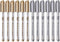 Mr. Pen Metallic Paint Markers, 12 Pack, Silver and Gold, Permanent Metallic Markers