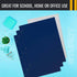 Better Office Products Two Pocket Portfolio Folders, 50-Pack, Blue, Letter Size Paper Folders