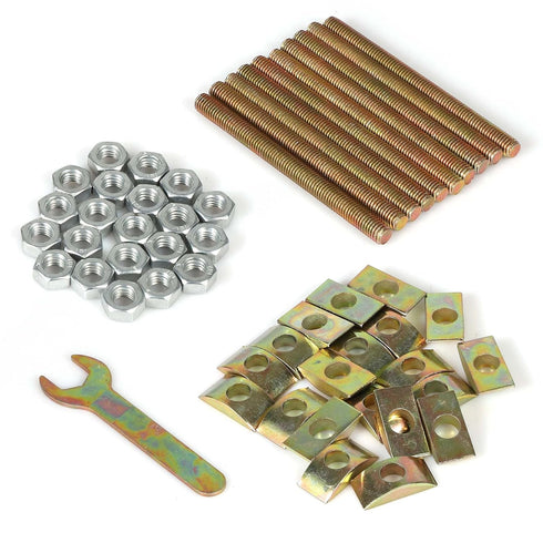 10PCS Countertop Connector, Table Top Fasteners, Miter Draw Bolt Joint Connector, Butcher Block & Furniture Kit