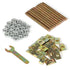 10PCS Countertop Connector, Table Top Fasteners, Miter Draw Bolt Joint Connector, Butcher Block & Furniture Kit