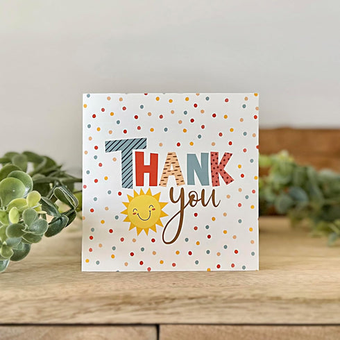 Pack 36 5 5 Honeyplum Lil Ray of Sunshine Thank You Cards - of Cards With Matching Envelopes - Small Thank You Cards