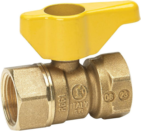 Homewerks 1-Inch Brass Gas Ball Valve, x Female Thread, VGV2LHB5B