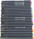 YIKANGHENG 24 Pcs 24 Colors Fine Point Line Drawing Pens, 0.4mm for Painting, School and Office Supplies