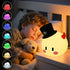 Generic 8 Dimmable Monster Night Light for Kids Lamp, Color Changing Timer Bedside Night Lights, Squishy Silicone Lamp