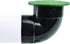 NDS 422G Pop-Up Drainage Emitter with Elbow for 4-Inch Sewer and Drain Pipe, Green